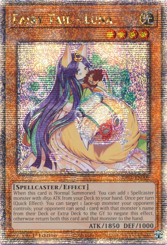 Fairy Tail - Luna [RA01-EN009] Quarter Century Secret Rare | RetroPlay Games