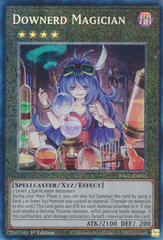 Downerd Magician [RA01-EN035] Prismatic Collector's Rare | RetroPlay Games