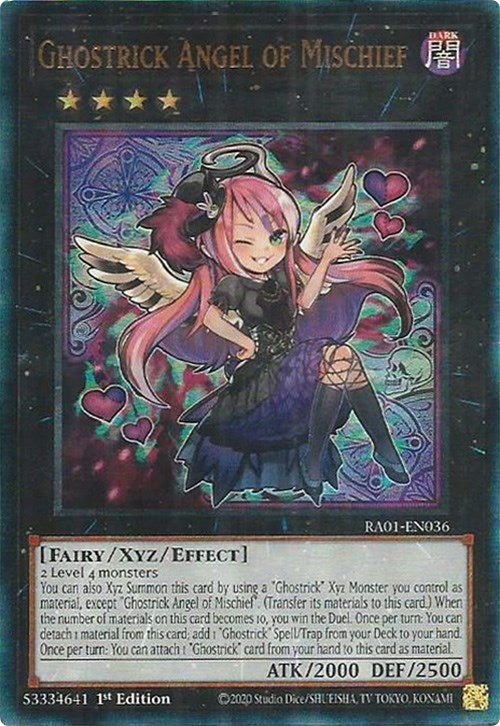 Ghostrick Angel of Mischief [RA01-EN036] Prismatic Ultimate Rare | RetroPlay Games