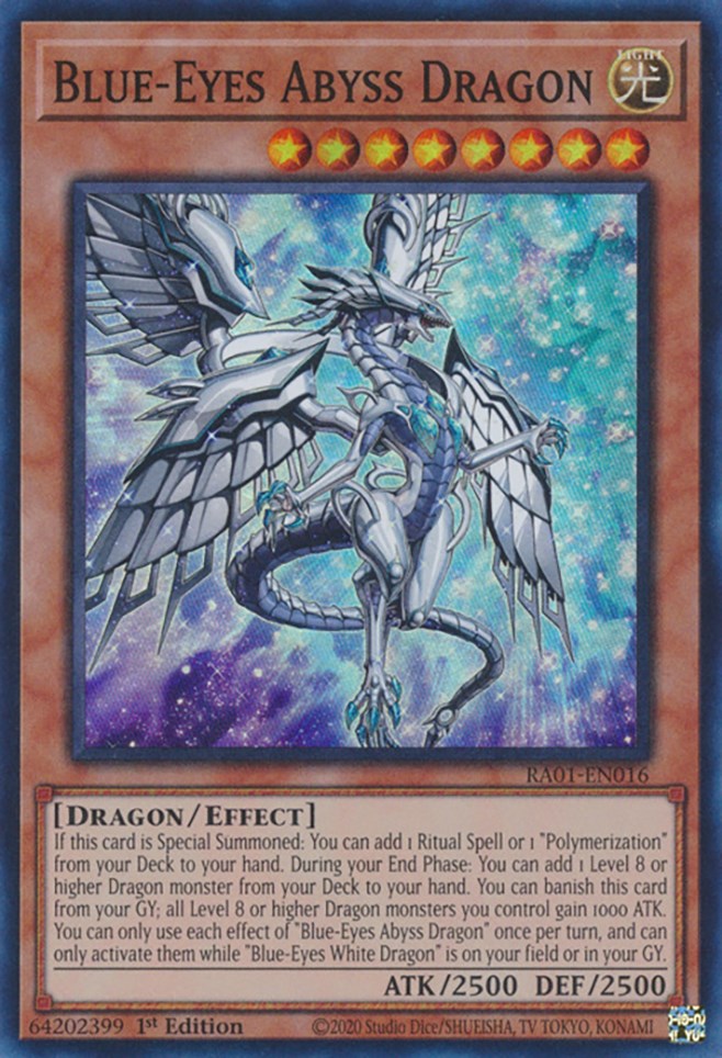 Blue-Eyes Abyss Dragon [RA01-EN016] Super Rare | RetroPlay Games