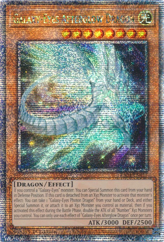 Galaxy-Eyes Afterglow Dragon [RA01-EN017] Quarter Century Secret Rare | RetroPlay Games