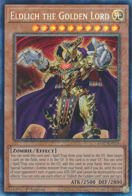 Eldlich the Golden Lord [RA01-EN019] Prismatic Collector's Rare | RetroPlay Games