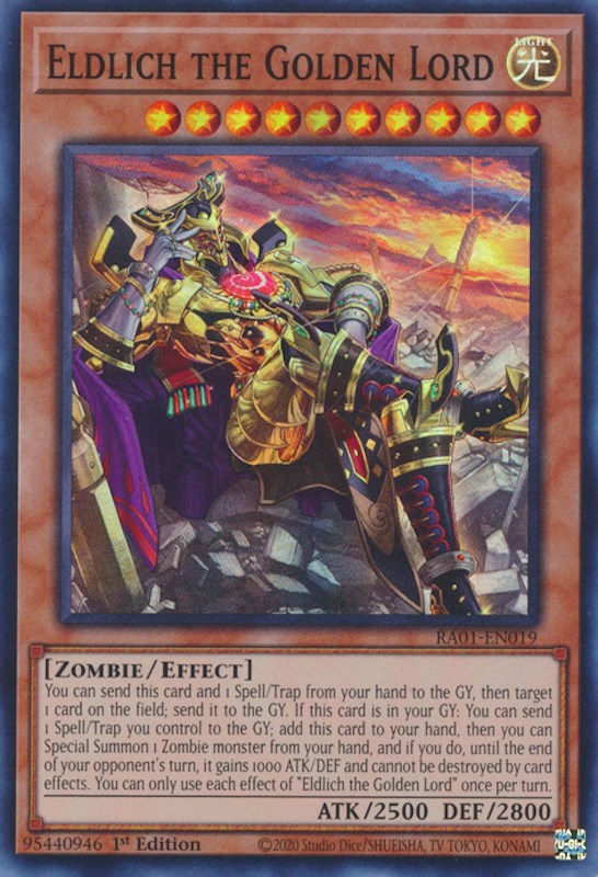 Eldlich the Golden Lord (Alternate Art) [RA01-EN019] Super Rare | RetroPlay Games