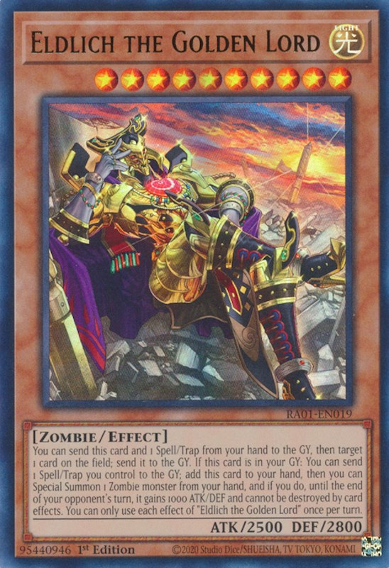 Eldlich the Golden Lord (Alternate Art) [RA01-EN019] Ultra Rare | RetroPlay Games