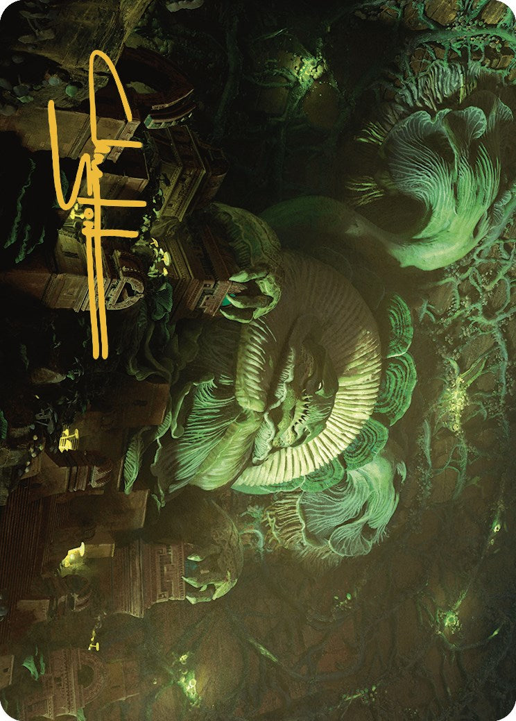 The Mycotyrant Art Card (Gold-Stamped Signature) [The Lost Caverns of Ixalan Art Series] | RetroPlay Games