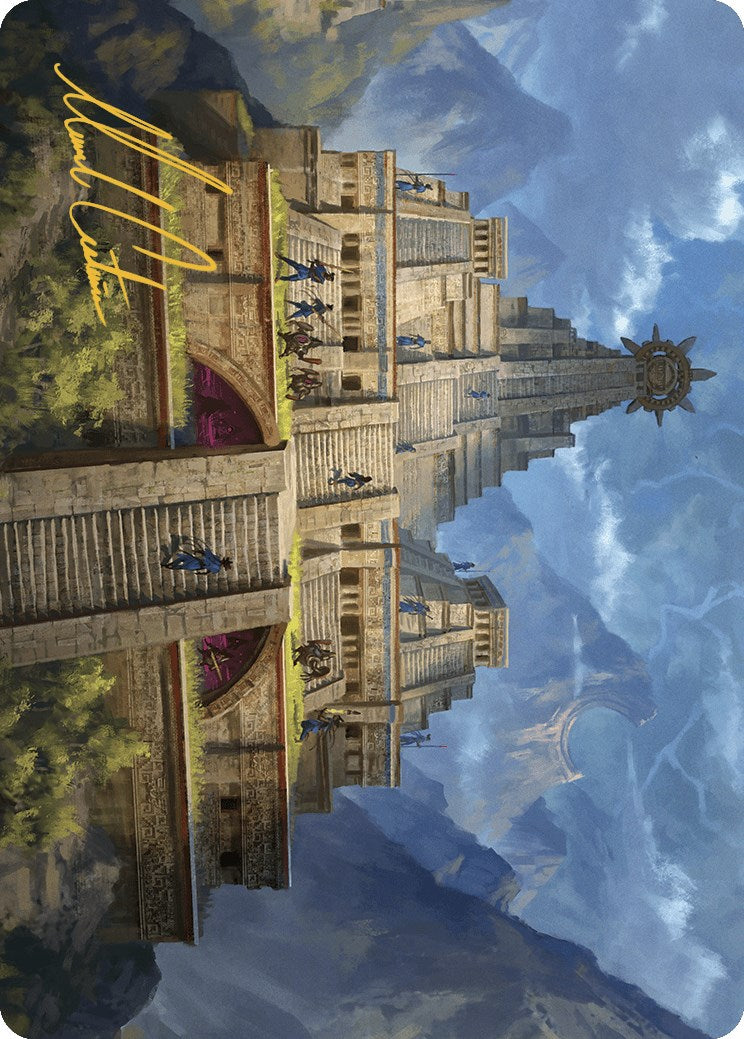 Barracks of the Thousand Art Card (Gold-Stamped Signature) [The Lost Caverns of Ixalan Art Series] | RetroPlay Games