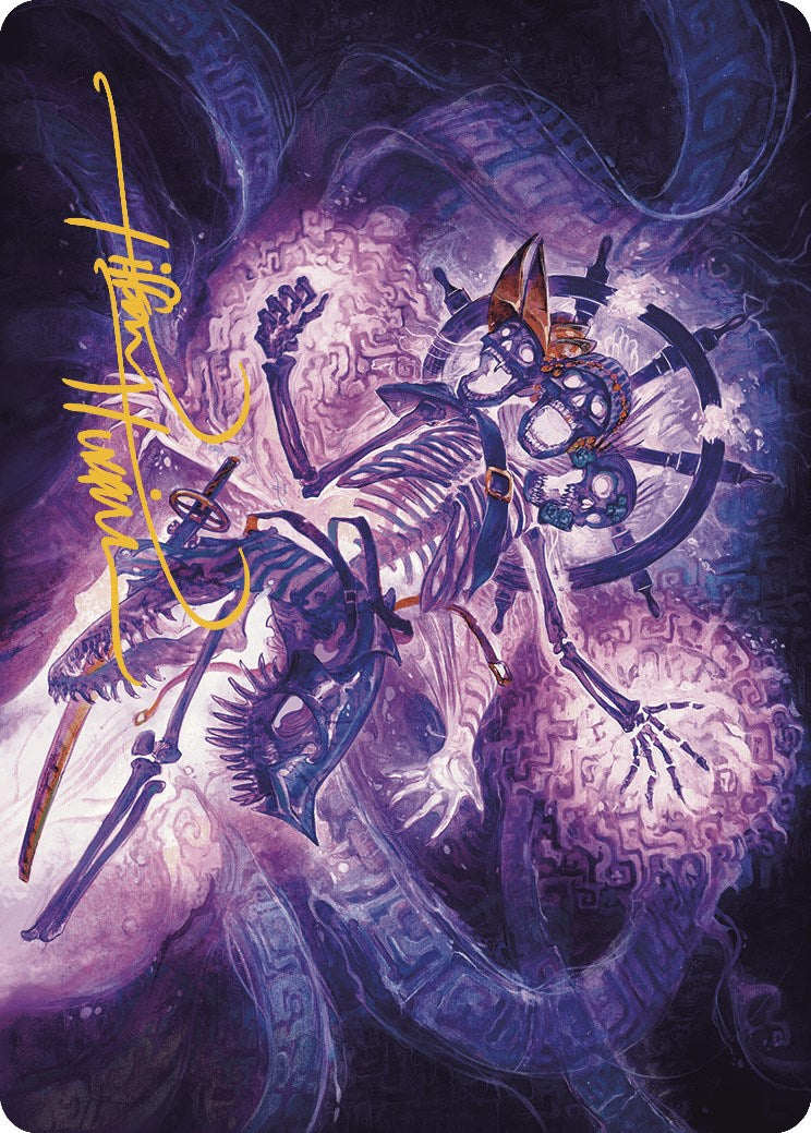 The Grim Captain Art Card (Gold-Stamped Signature) [The Lost Caverns of Ixalan Art Series] | RetroPlay Games