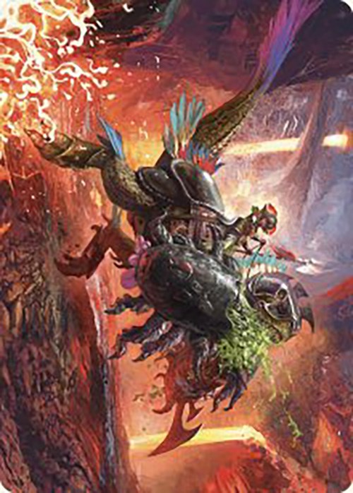 Triumphant Chomp Art Card [The Lost Caverns of Ixalan Art Series] | RetroPlay Games