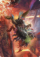 Triumphant Chomp Art Card [The Lost Caverns of Ixalan Art Series] | RetroPlay Games