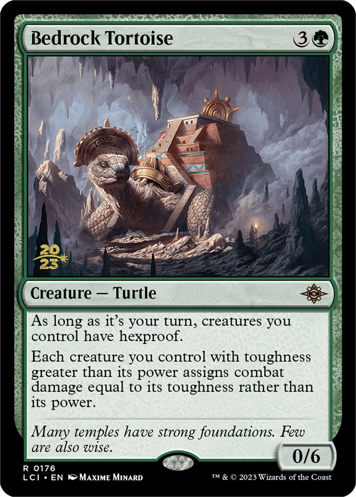 Bedrock Tortoise [The Lost Caverns of Ixalan Prerelease Cards] | RetroPlay Games