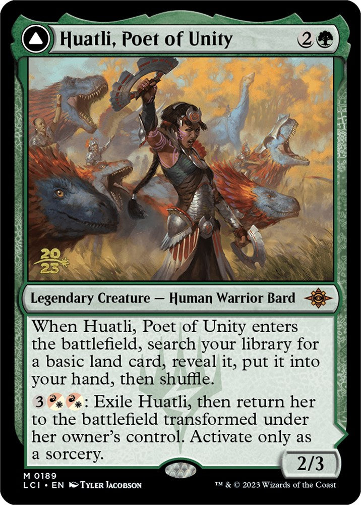 Huatli, Poet of Unity // Roar of the Fifth People [The Lost Caverns of Ixalan Prerelease Cards] | RetroPlay Games