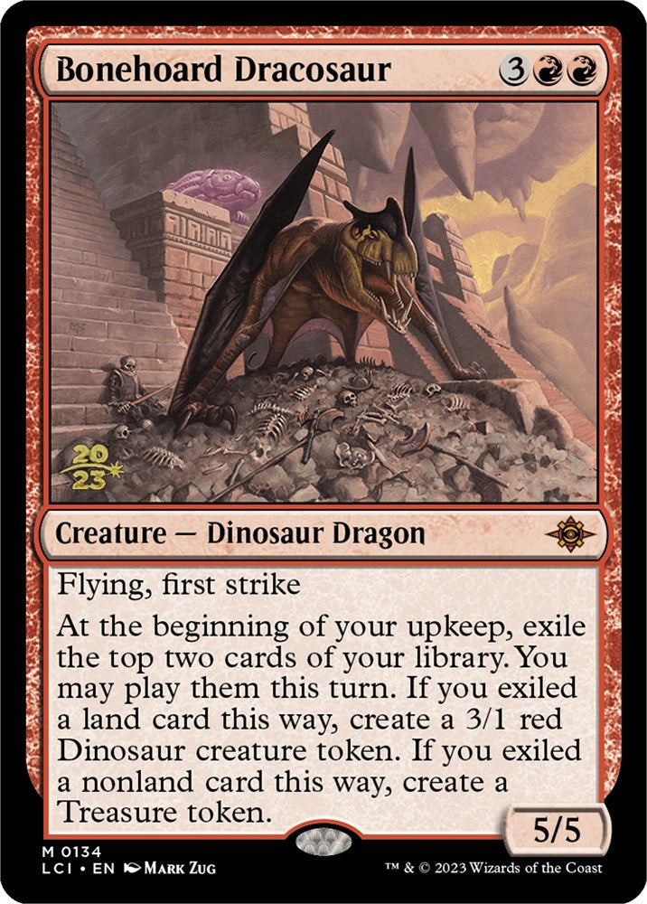 Bonehoard Dracosaur [The Lost Caverns of Ixalan Prerelease Cards] | RetroPlay Games