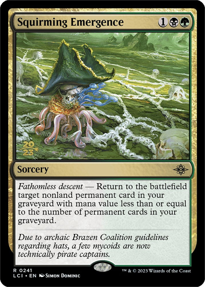 Squirming Emergence [The Lost Caverns of Ixalan Prerelease Cards] | RetroPlay Games