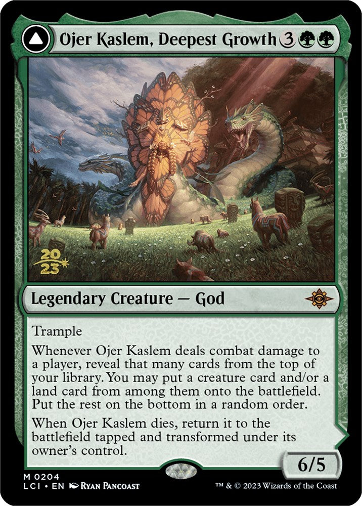 Ojer Kaslem, Deepest Growth // Temple of Cultivation [The Lost Caverns of Ixalan Prerelease Cards] | RetroPlay Games