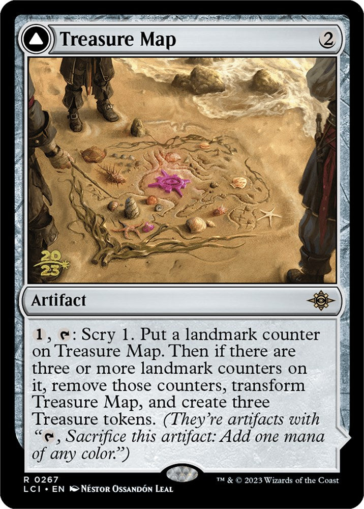 Treasure Map // Treasure Cove [The Lost Caverns of Ixalan Prerelease Cards] | RetroPlay Games