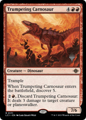 Trumpeting Carnosaur (Promo Pack) [The Lost Caverns of Ixalan Promos] | RetroPlay Games