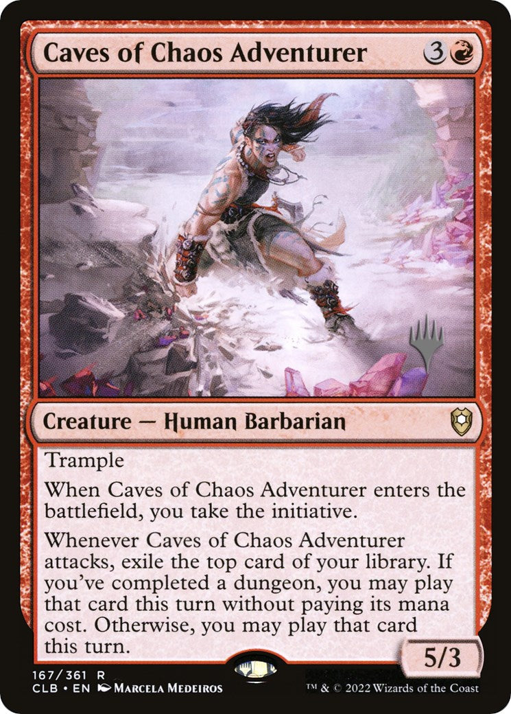 Caves of Chaos Adventurer (Promo Pack) [The Lost Caverns of Ixalan Promos] | RetroPlay Games