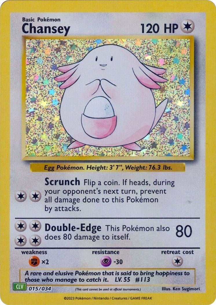 Chansey [Trading Card Game Classic] | RetroPlay Games