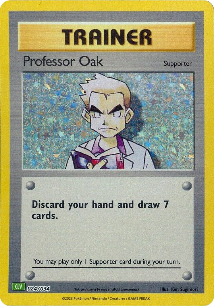 Professor Oak (CLV) [Trading Card Game Classic] | RetroPlay Games