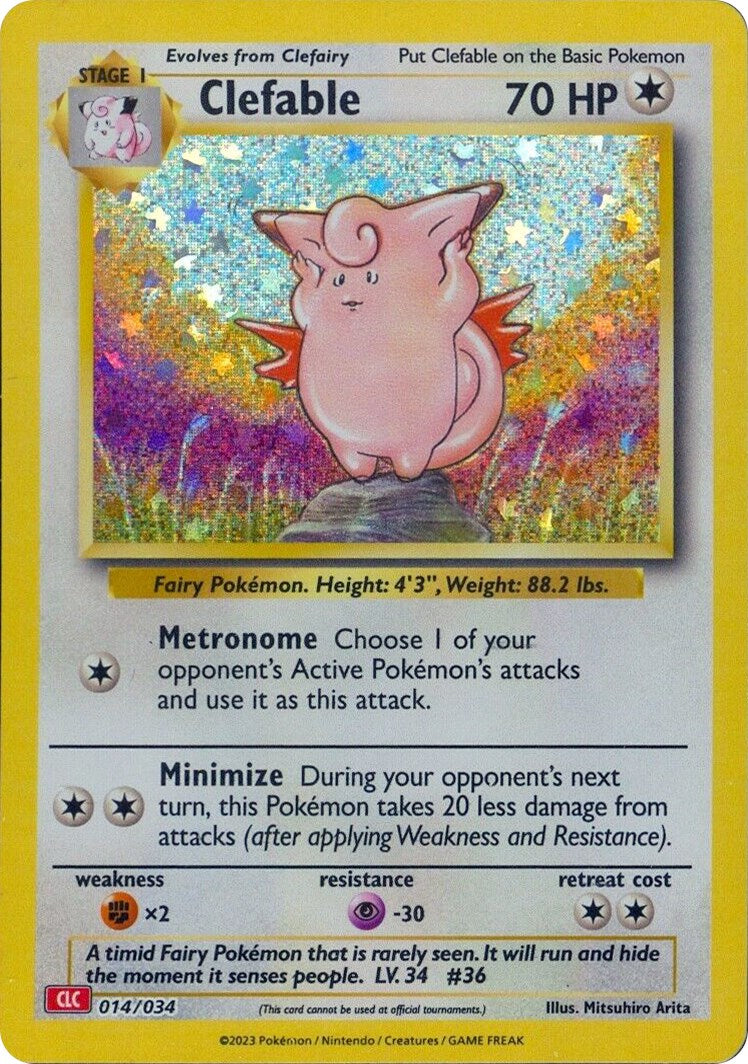 Clefable [Trading Card Game Classic] | RetroPlay Games