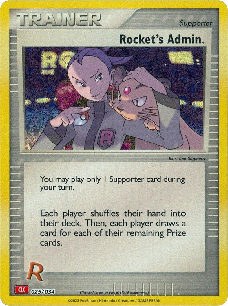 Rocket's Admin. (CLC) [Trading Card Game Classic] | RetroPlay Games