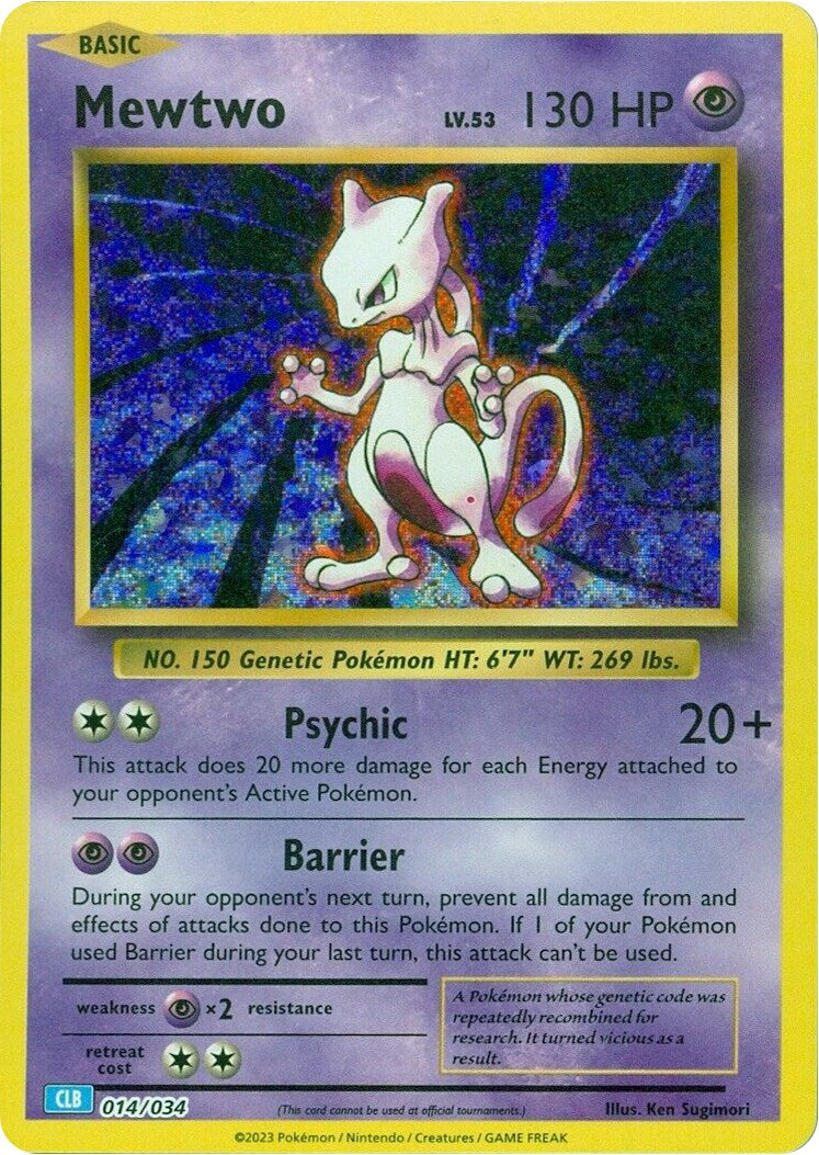 Mewtwo [Trading Card Game Classic] | RetroPlay Games