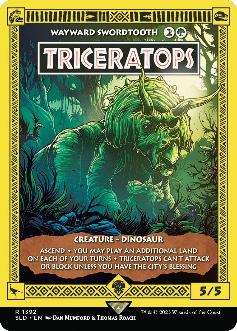 Triceratops - Wayward Swordtooth [Secret Lair Drop Series] | RetroPlay Games