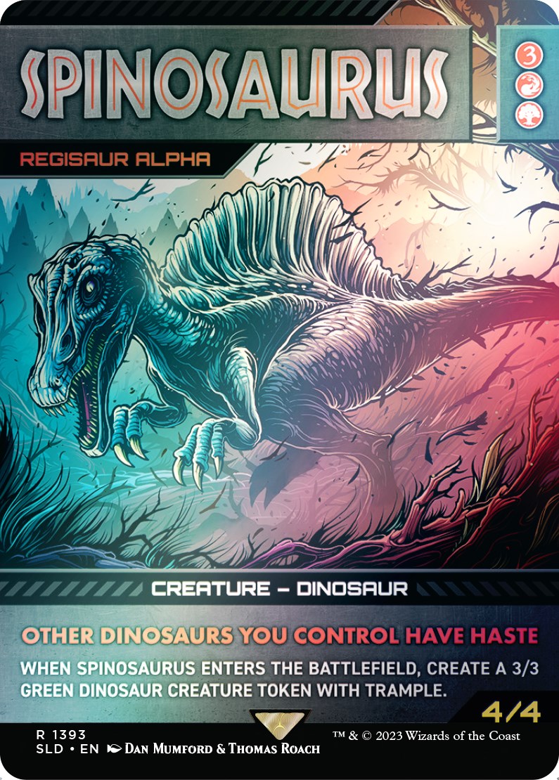 Spinosaurus - Regisaur Alpha (Rainbow Foil) [Secret Lair Drop Series] | RetroPlay Games