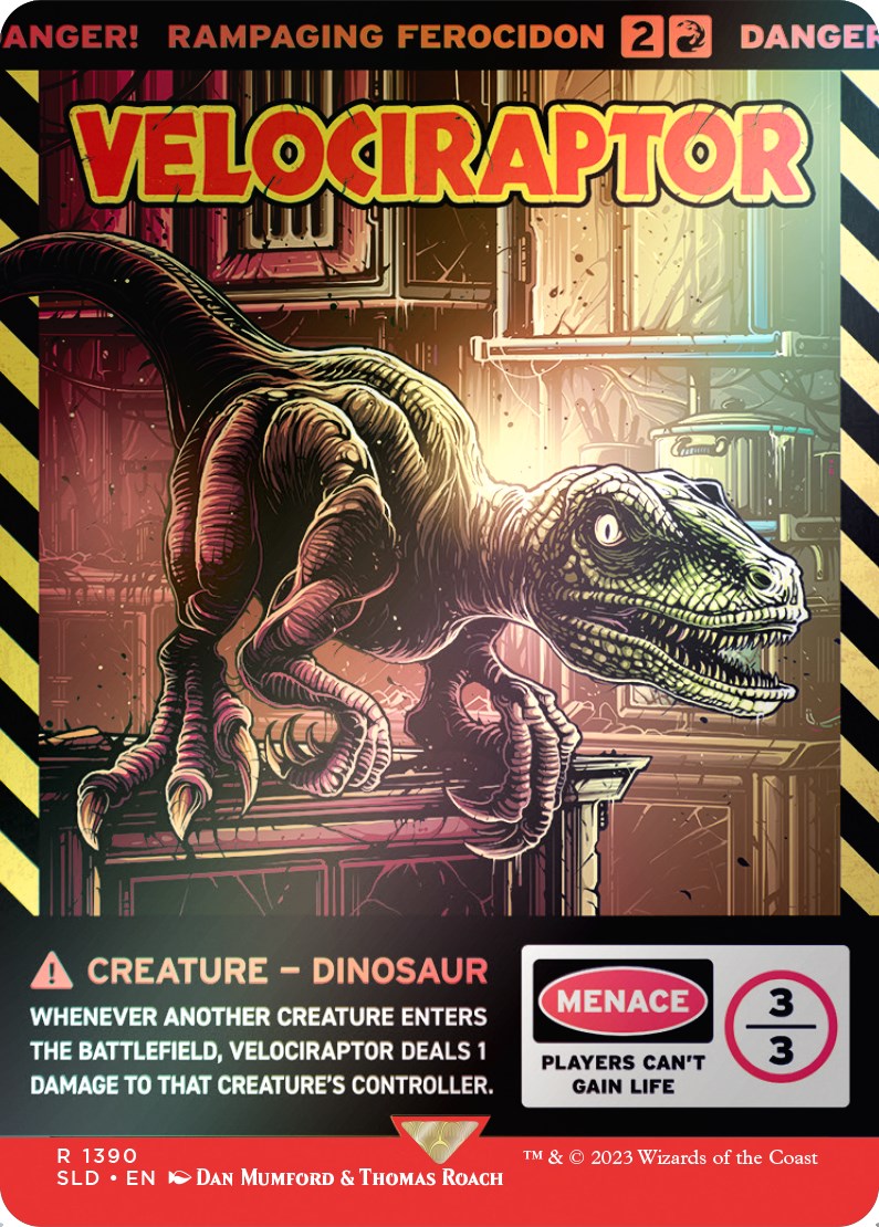 Velociraptor - Rampaging Ferocidon (Rainbow Foil) [Secret Lair Drop Series] | RetroPlay Games