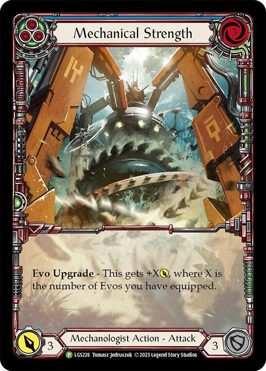 Mechanical Strength (Blue) [LGS226] (Promo)  Rainbow Foil | RetroPlay Games