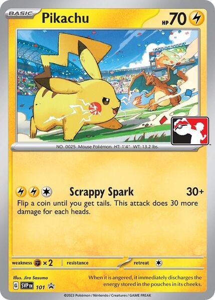 Pikachu (101) (Play Pokemon Promo) [League & Championship Cards] | RetroPlay Games