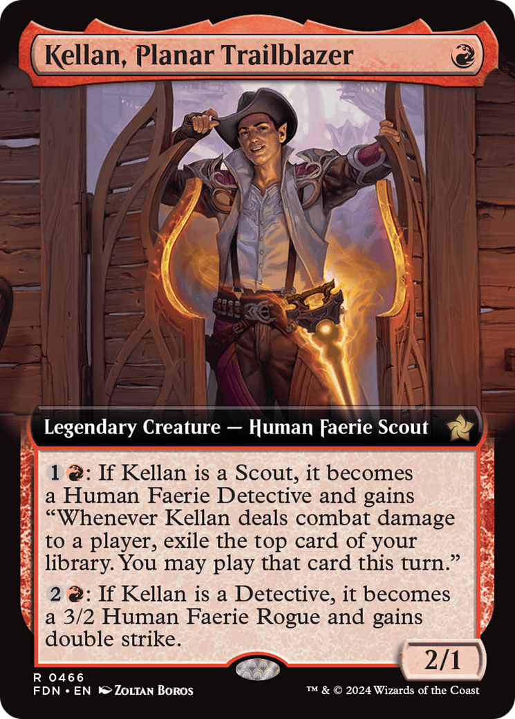 Kellan, Planar Trailblazer (Extended Art) [Foundations] | RetroPlay Games