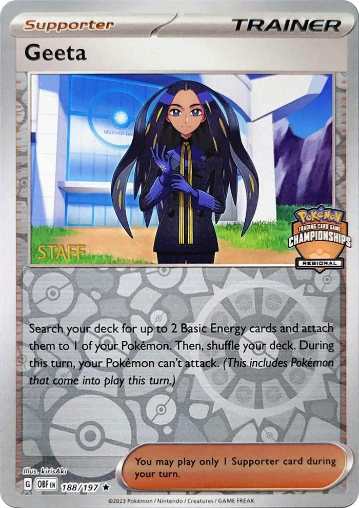 Geeta (188/197) (Staff Regional Championships) [League & Championship Cards] | RetroPlay Games