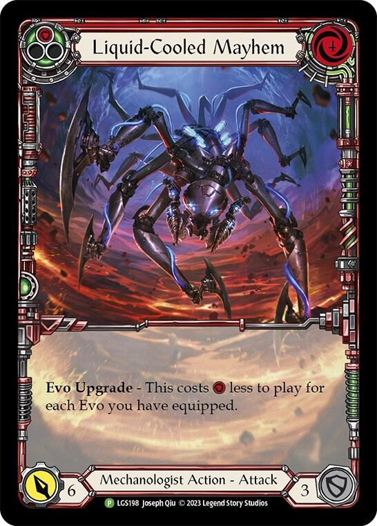 Liquid-Cooled Mayhem (Red) [LGS198] (Promo)  Rainbow Foil | RetroPlay Games