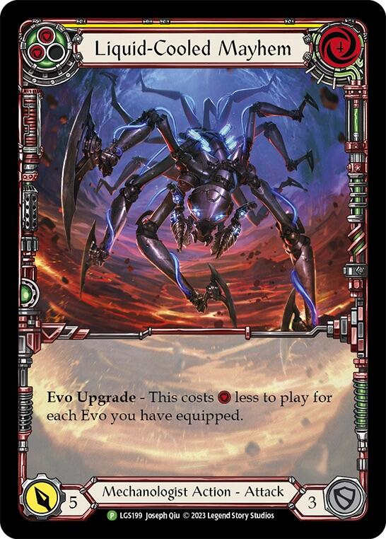 Liquid-Cooled Mayhem (Yellow) [LGS199] (Promo)  Rainbow Foil | RetroPlay Games