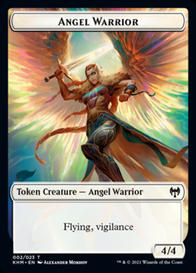 Angel Warrior Token [Kaldheim Tokens] | RetroPlay Games