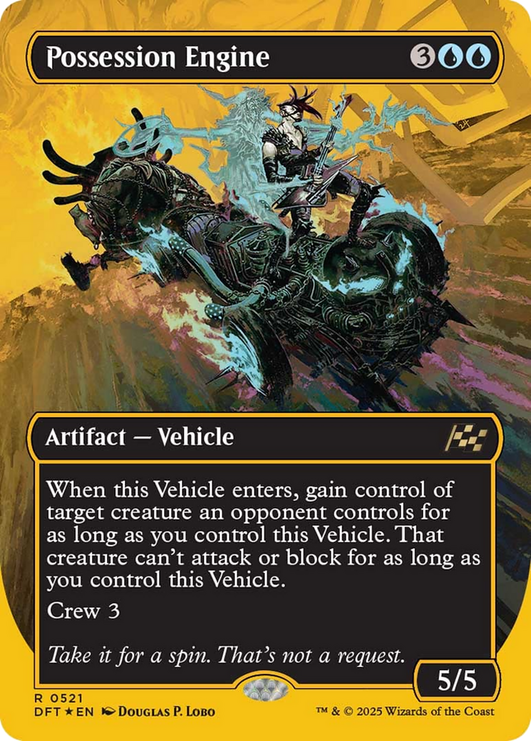 Possession Engine (Borderless) (First-Place Foil) [Aetherdrift] | RetroPlay Games