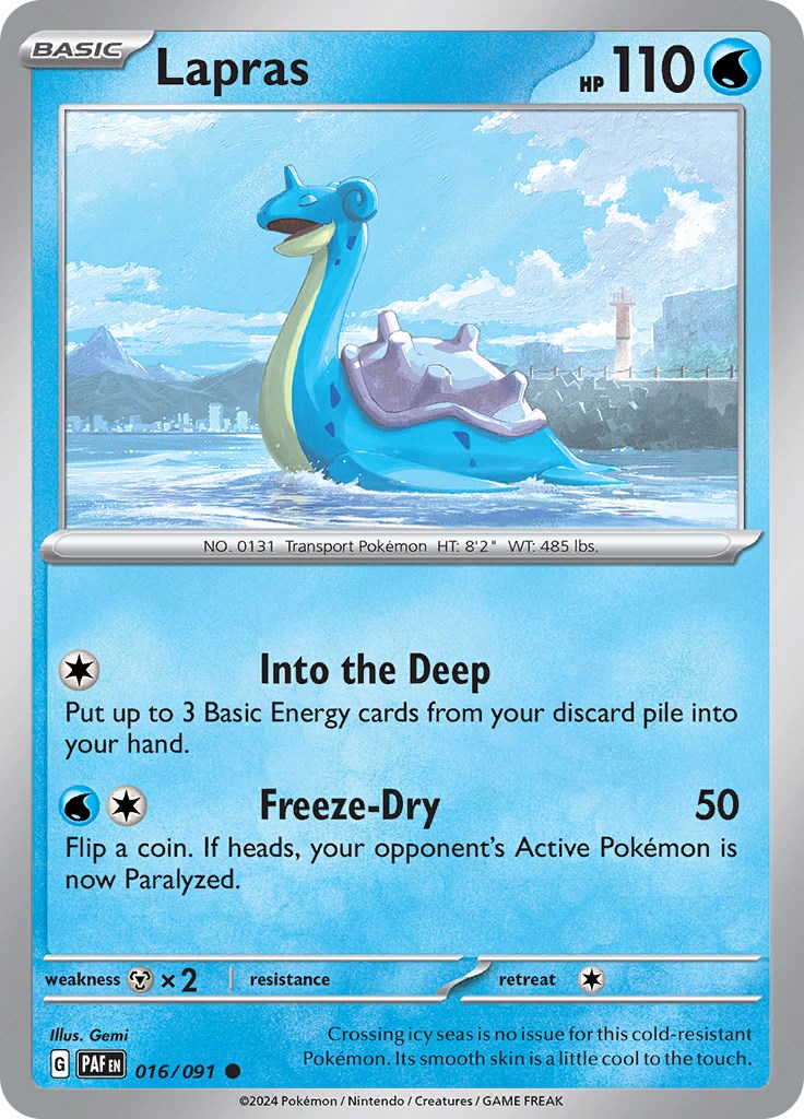 Lapras (016/091) [Scarlet & Violet: Paldean Fates] | RetroPlay Games