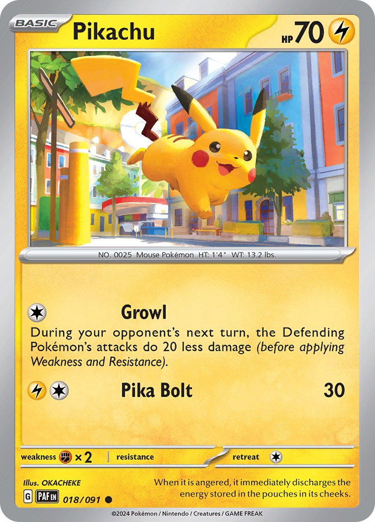 Pikachu (018/091) [Scarlet & Violet: Paldean Fates] | RetroPlay Games