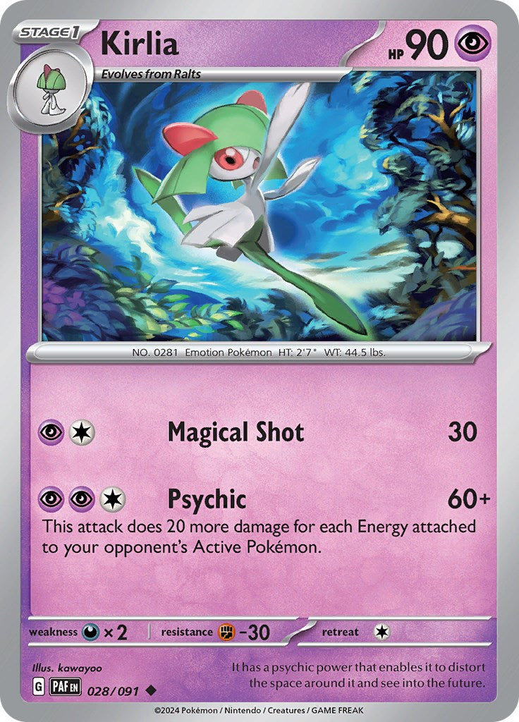 Kirlia (028/091) [Scarlet & Violet: Paldean Fates] | RetroPlay Games