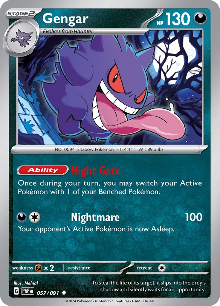 Gengar (057/091) [Scarlet & Violet: Paldean Fates] | RetroPlay Games