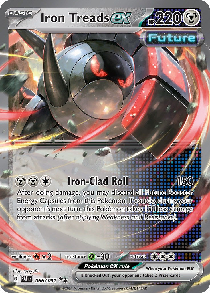 Iron Treads ex (066/091) [Scarlet & Violet: Paldean Fates] | RetroPlay Games