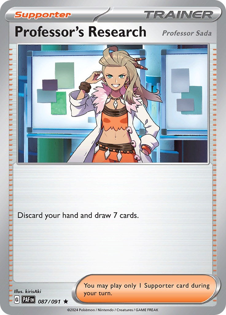 Professor's Research (087/091) [Scarlet & Violet: Paldean Fates] | RetroPlay Games