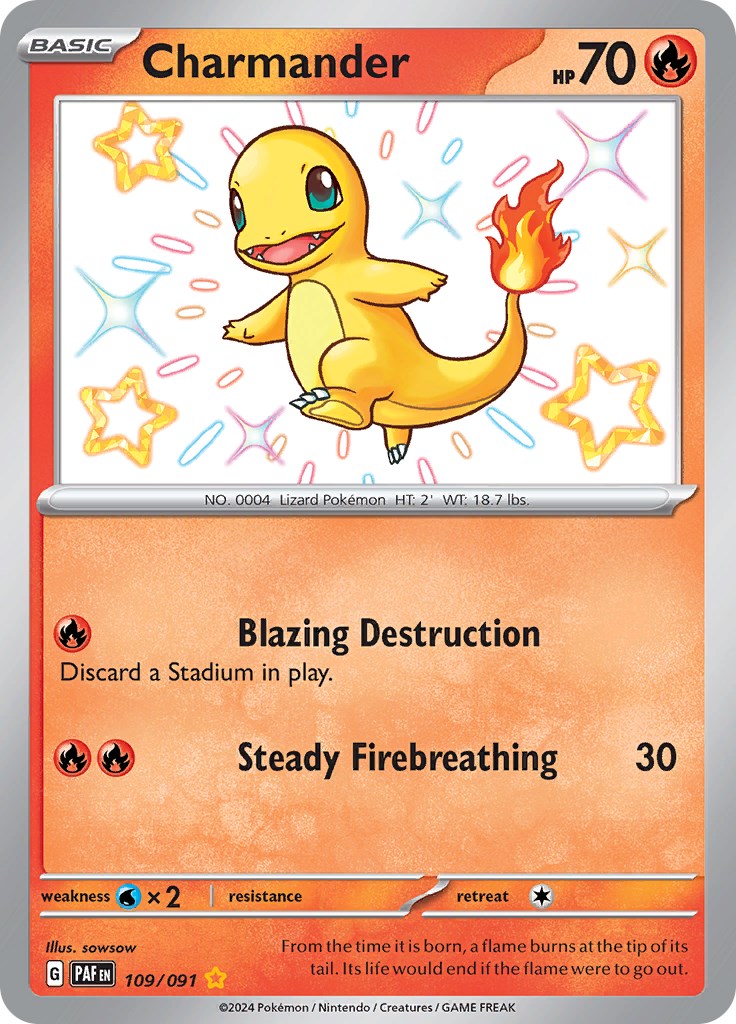 Charmander (109/091) [Scarlet & Violet: Paldean Fates] | RetroPlay Games