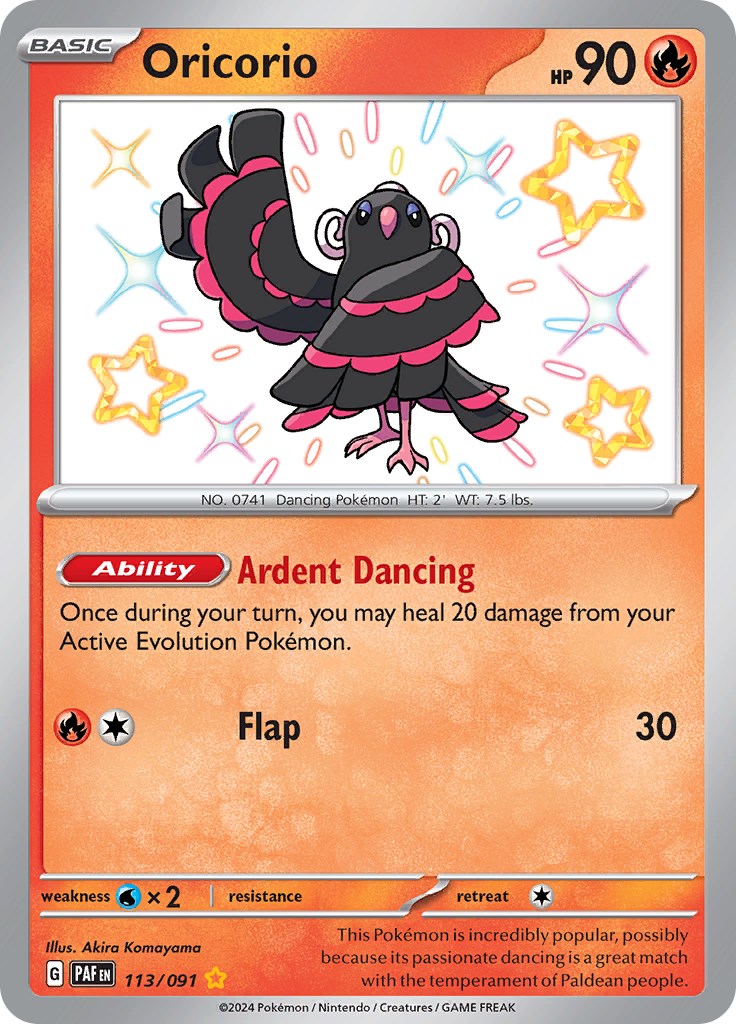 Oricorio (113/091) [Scarlet & Violet: Paldean Fates] | RetroPlay Games