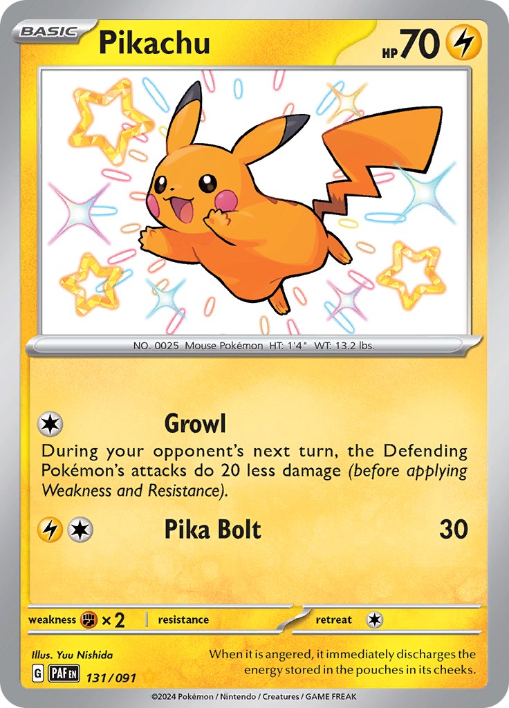 Pikachu (131/091) [Scarlet & Violet: Paldean Fates] | RetroPlay Games