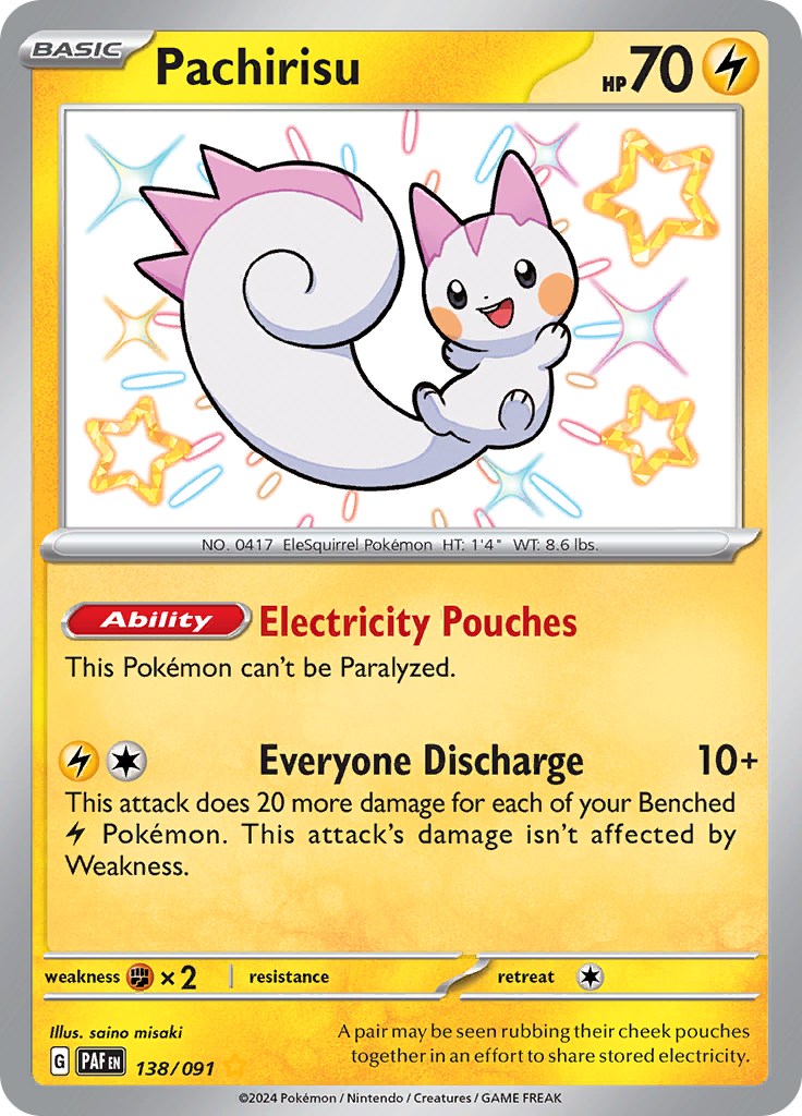 Pachirisu (138/091) [Scarlet & Violet: Paldean Fates] | RetroPlay Games