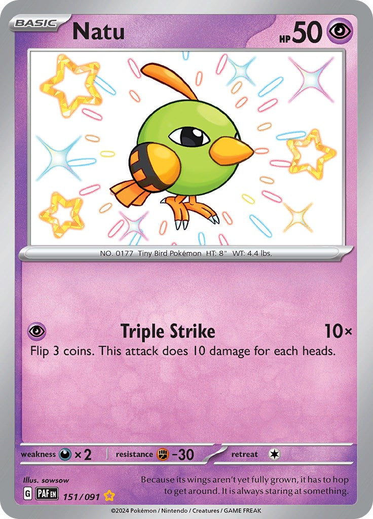 Natu (151/091) [Scarlet & Violet: Paldean Fates] | RetroPlay Games