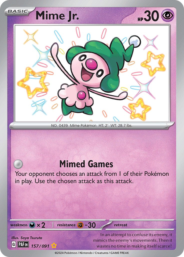 Mime Jr. (157/091) [Scarlet & Violet: Paldean Fates] | RetroPlay Games