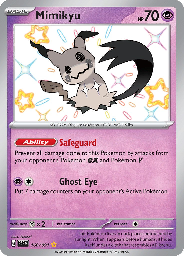 Mimikyu -160/091 [Scarlet & Violet: Paldean Fates] | RetroPlay Games